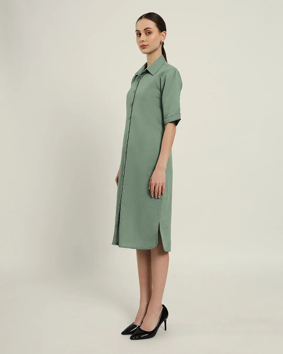 The Tampa Mint Cotton Dress