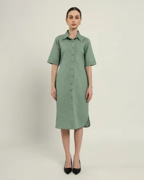 The Tampa Mint Cotton Dress