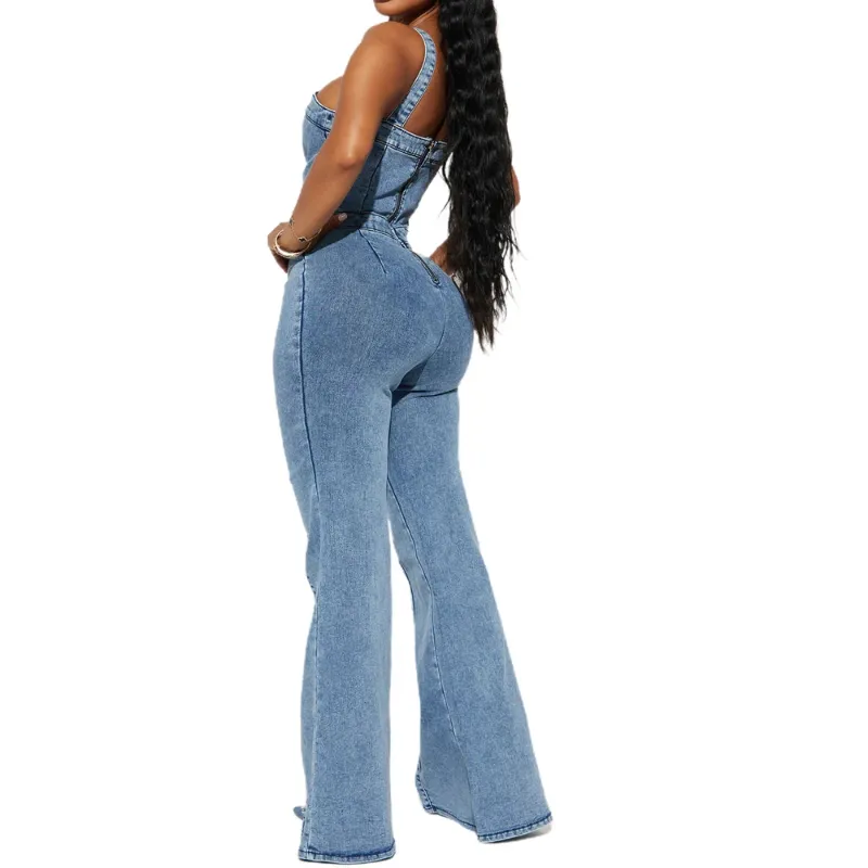 Transatlantic Denim Fusion Jumpsuit