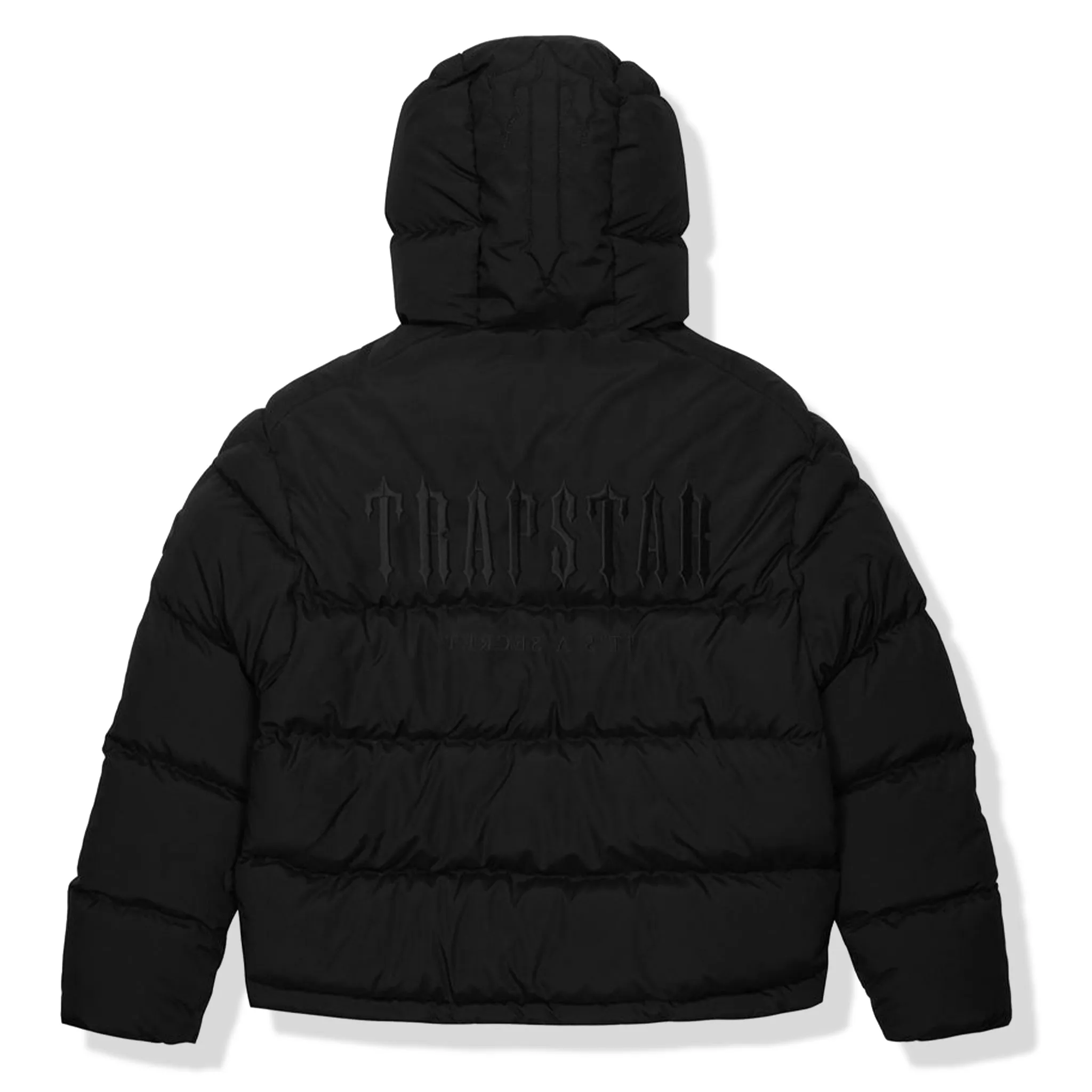 Trapstar Decoded 2.0 Blackout Edition Hooded Puffer Jacket