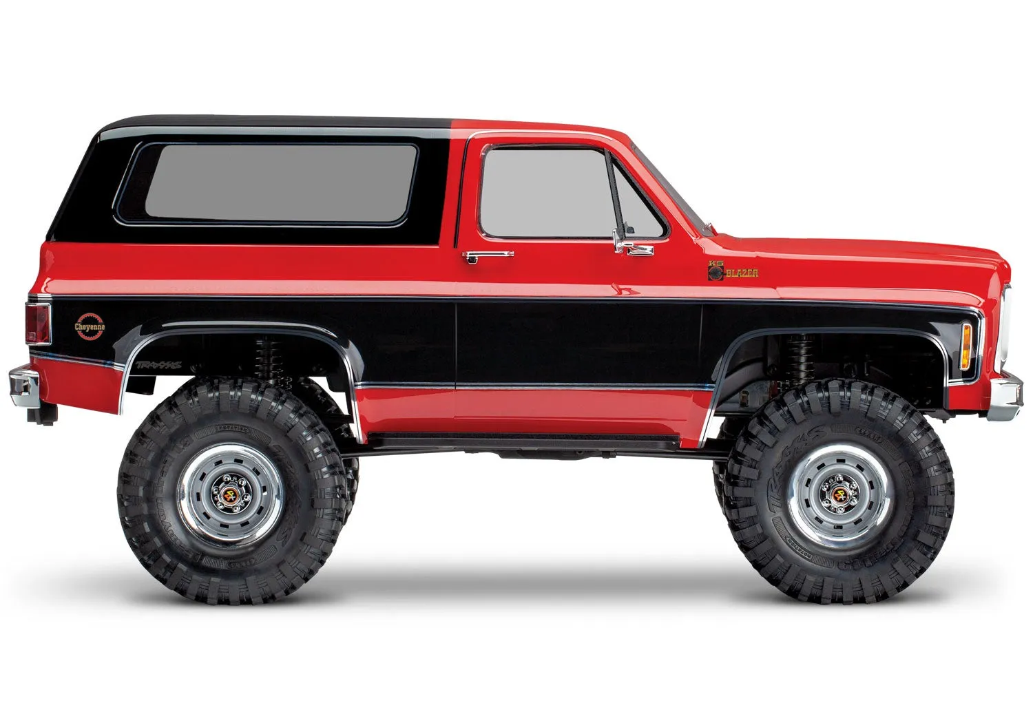 TRX-4 1979 K-5 Blazer 1/10 Scale Trail Crawler Clipless Orangeless body Red