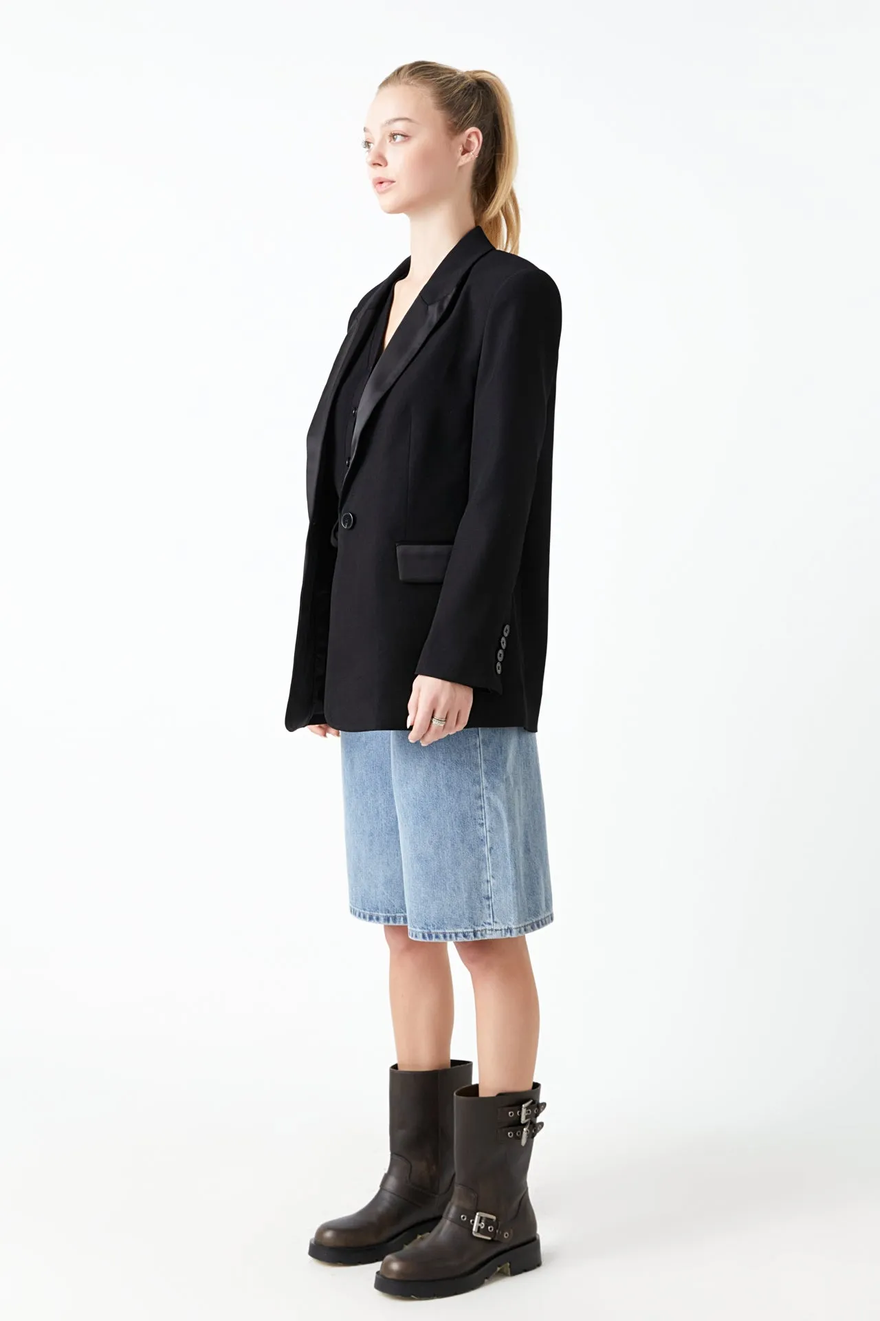 Tuxedo Oversized Jacket