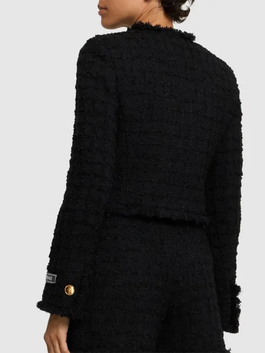 Versace   Informal tweed jacket 