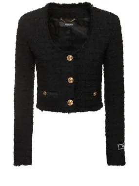 Versace   Informal tweed jacket 