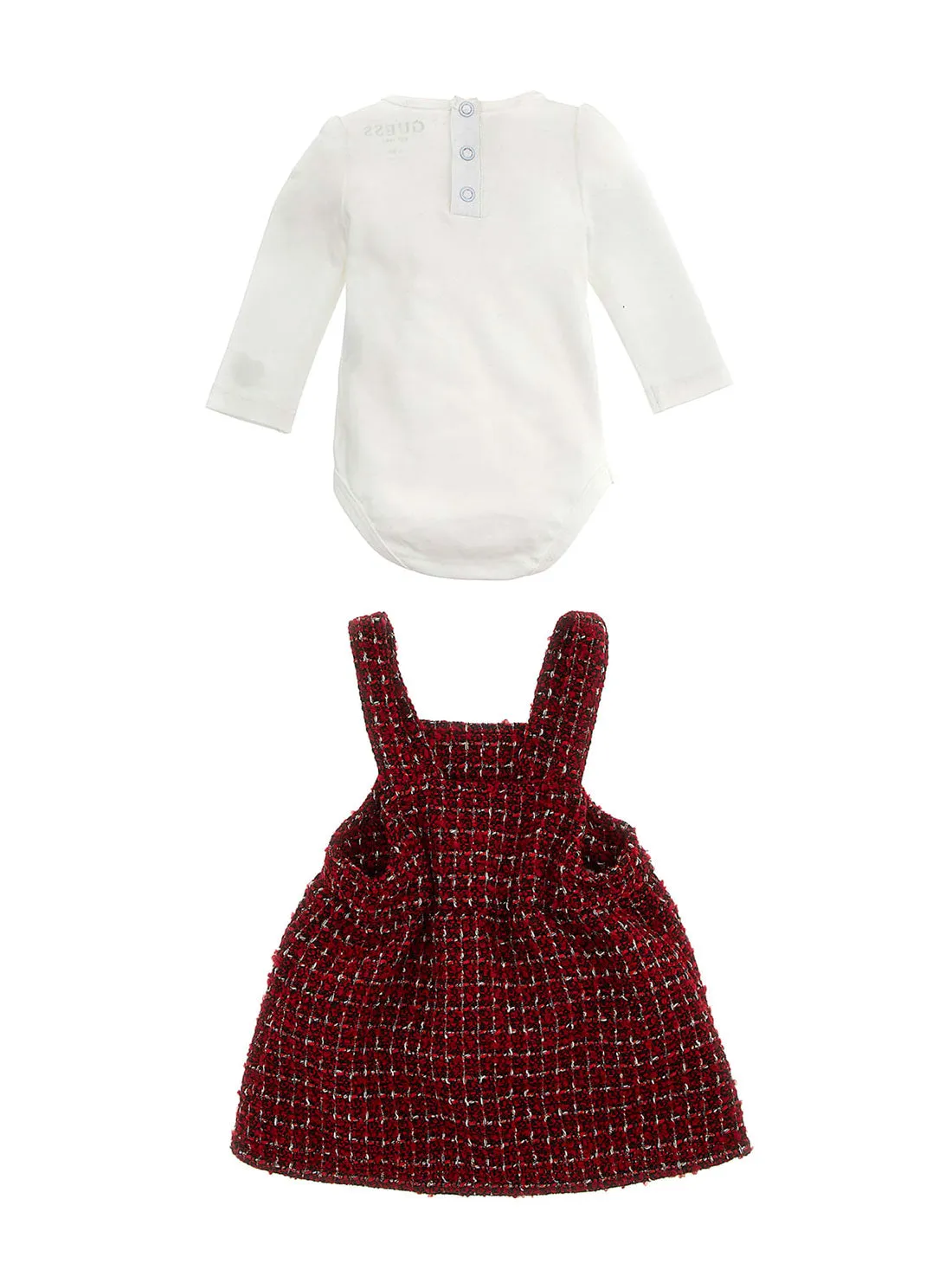 White Red 2 Piece Set (3-18M)