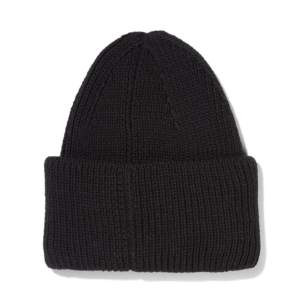 Womens Off The Cuff Beanie - Black